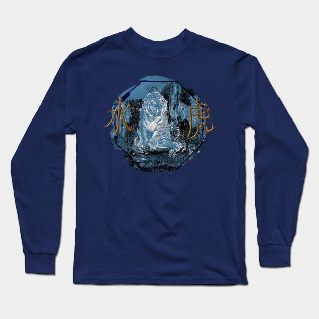 Shui Hu Tiger Long Sleeve T-Shirt by rikarts